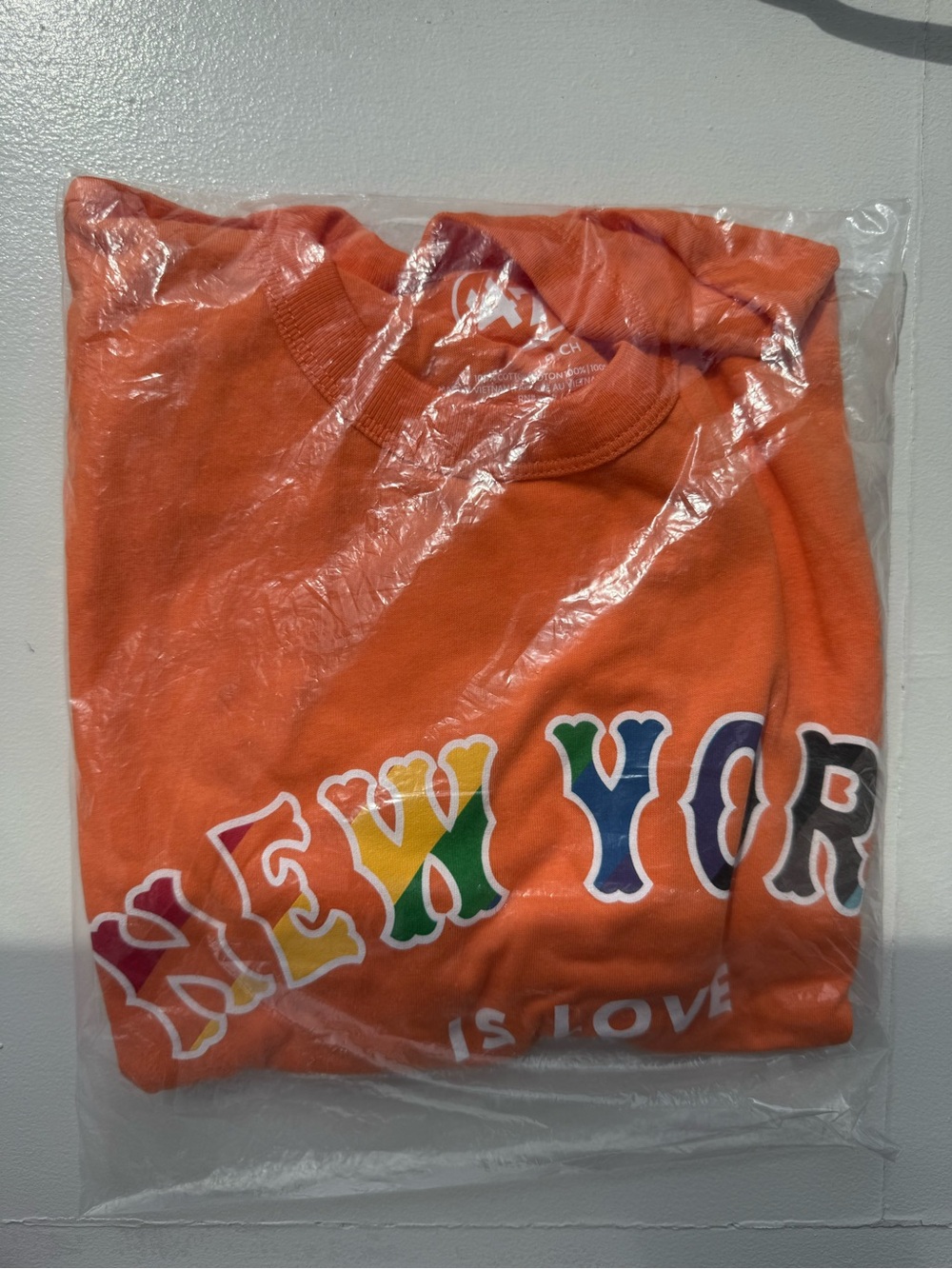 '47 New York Mets "New York Is Love" Orange Pride Shirt